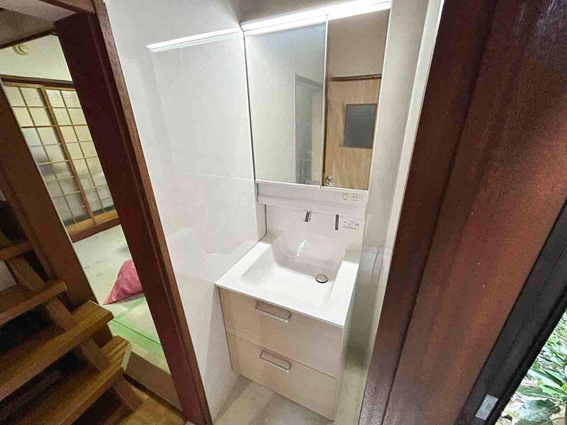 大津市 洗面リフォーム 施工後|滋賀でリフォームするなら匠工房