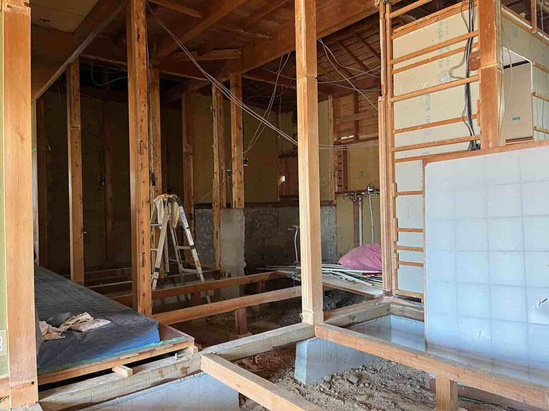 甲賀市 全面リフォーム 施工中｜滋賀でリフォームするなら匠工房