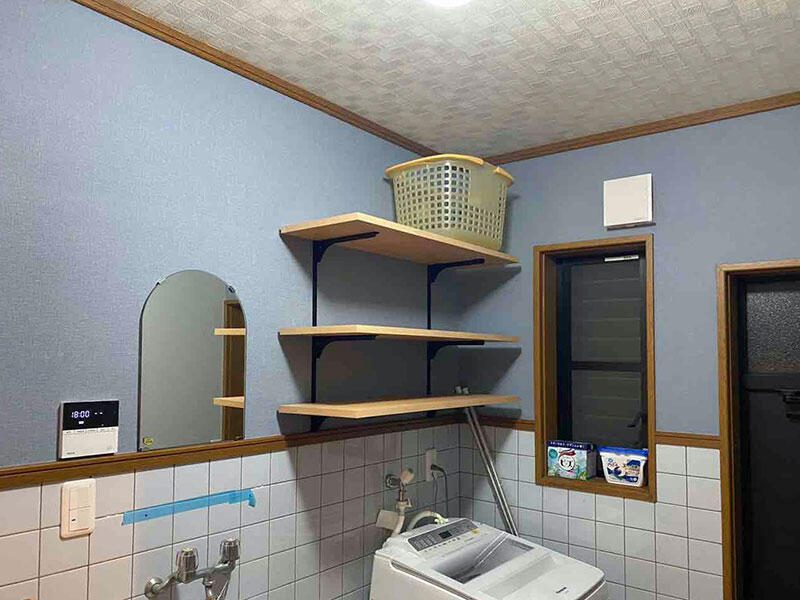 大津市 洗面脱衣室リフォーム 施工後|滋賀でリフォームするなら匠工房