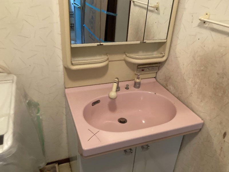 大津市 洗面リフォーム 施工前|滋賀でリフォームするなら匠工房