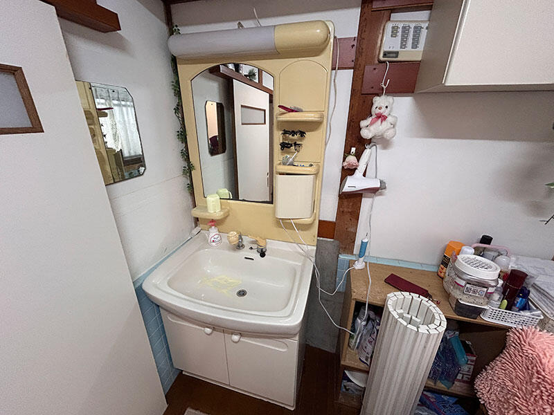 大津市 洗面リフォーム 施工前｜滋賀でリフォームするなら匠工房