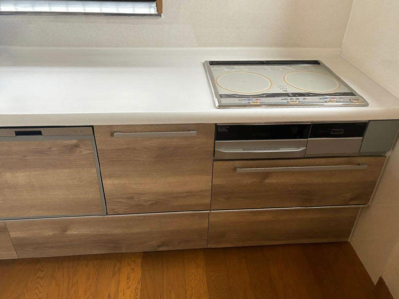 草津市 キッチンリフォーム 施工後｜滋賀でリフォームするなら匠工房