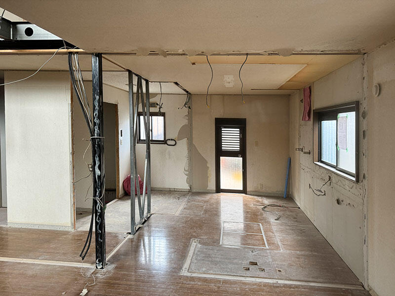 大津市 全面リフォーム 施工中｜滋賀でリフォームするなら匠工房