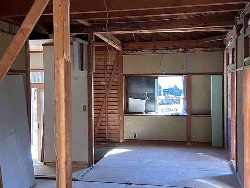 甲賀市 内装リフォーム4 施工中|滋賀でリフォームするなら匠工房