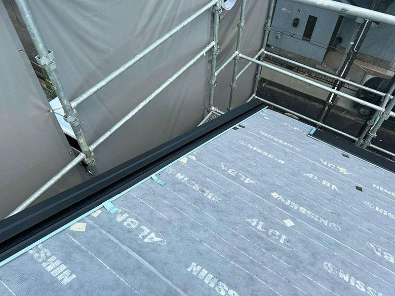 甲賀市 屋根リフォーム 施工中｜滋賀でリフォームするなら匠工房