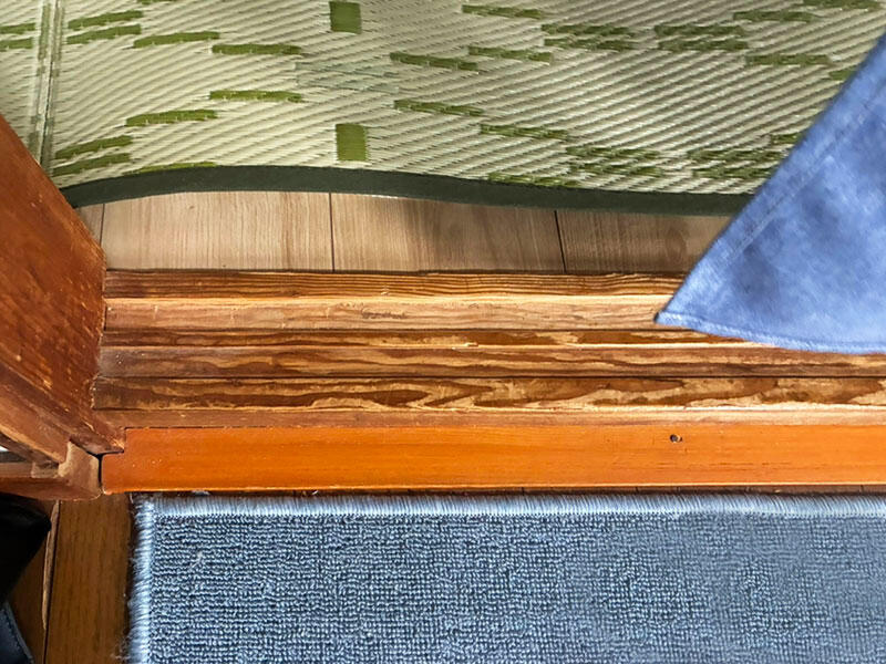 大津市 敷居リフォーム 施工前｜滋賀でリフォームするなら匠工房