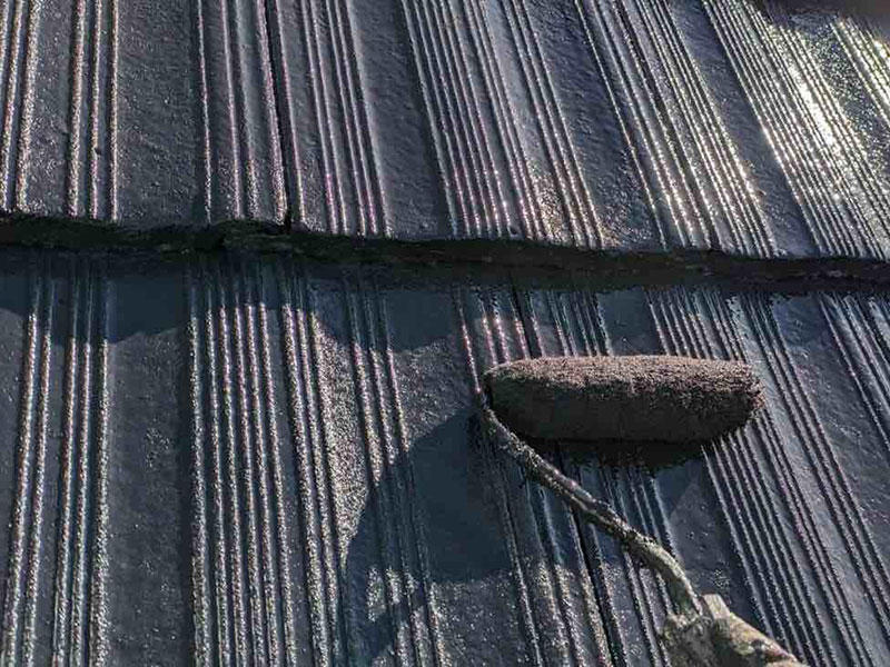 野洲市 屋根塗装 施工中｜滋賀でリフォームするなら匠工房