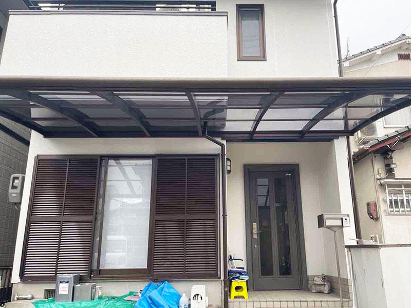 野洲市 カーポートリフォーム 施工後｜滋賀でリフォームするなら匠工房