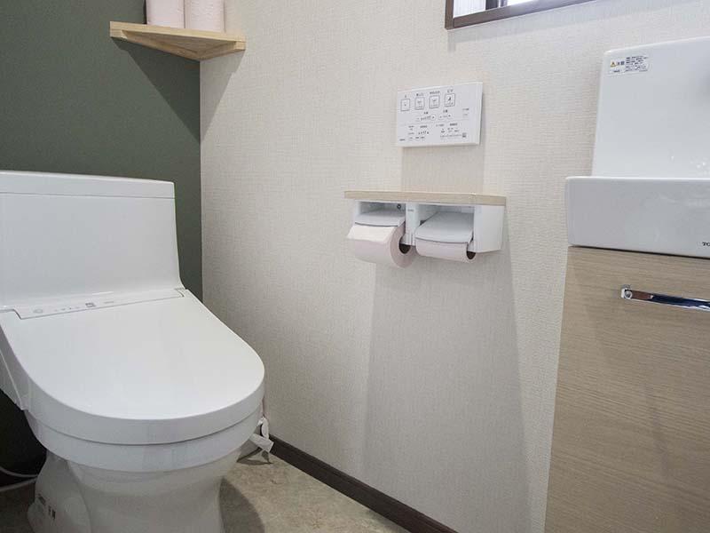 東近江市 リノベーション施工事例 施工後 トイレ|滋賀でリフォームするなら匠工房