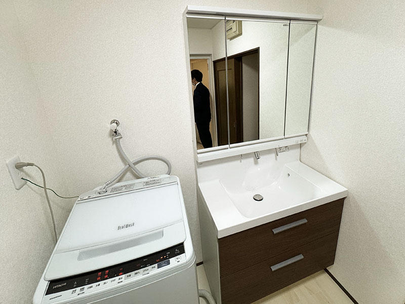 大津市 洗面リフォーム 施工後|滋賀でリフォームするなら匠工房