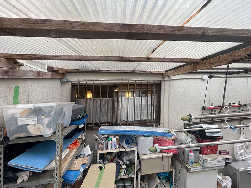 大津市 テラスリフォーム 施工前｜滋賀でリフォームするなら匠工房