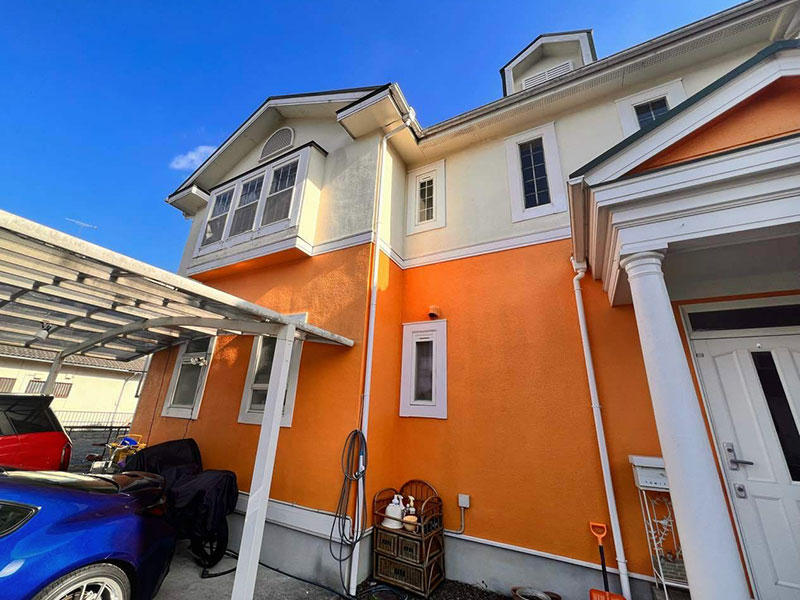 甲賀市 外壁塗装 施工前｜滋賀でリフォームするなら匠工房