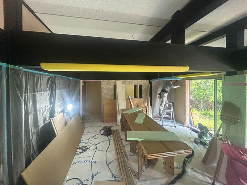 甲賀市 和室リフォーム 施工中｜滋賀でリフォームするなら匠工房