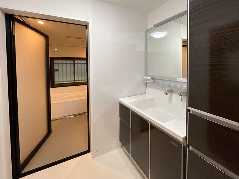 近江八幡市 洗面リフォーム 施工後｜滋賀でリフォームするなら匠工房