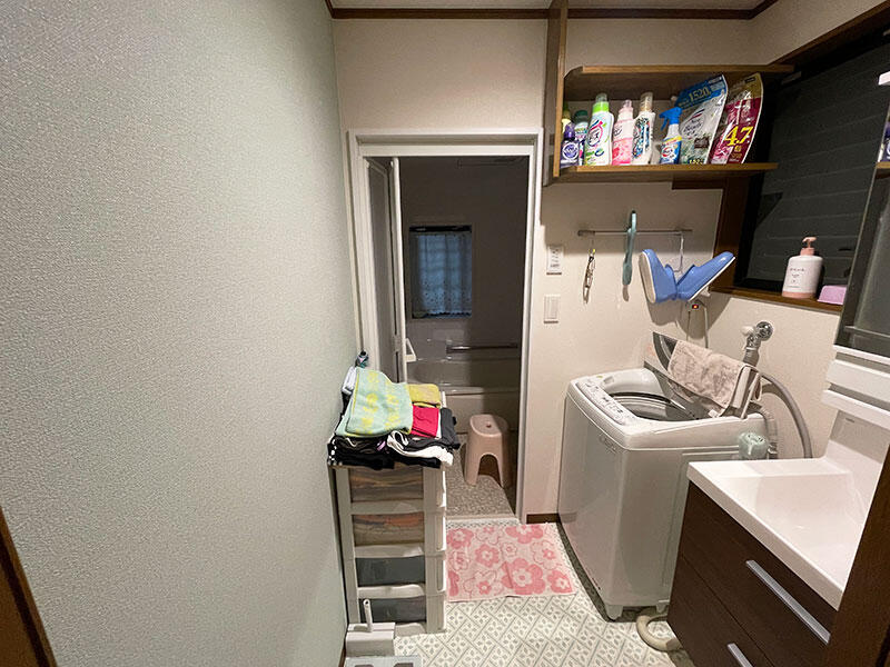 大津市 洗面脱衣室リフォーム 施工後｜滋賀でリフォームするなら匠工房