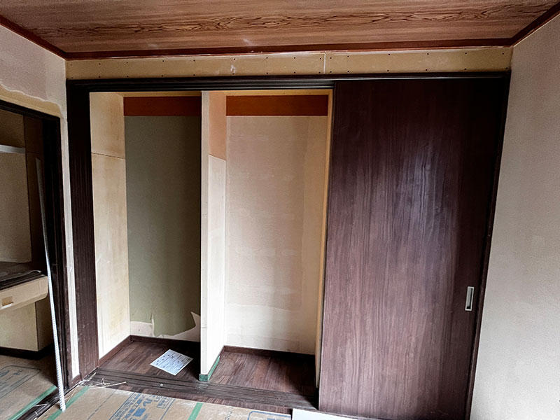 甲賀市 洋室リフォーム 施工中｜滋賀でリフォームするなら匠工房