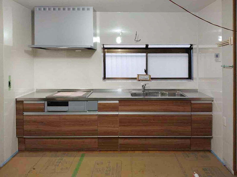 近江八幡市 キッチンリフォーム 施工中｜滋賀でリフォームするなら匠工房