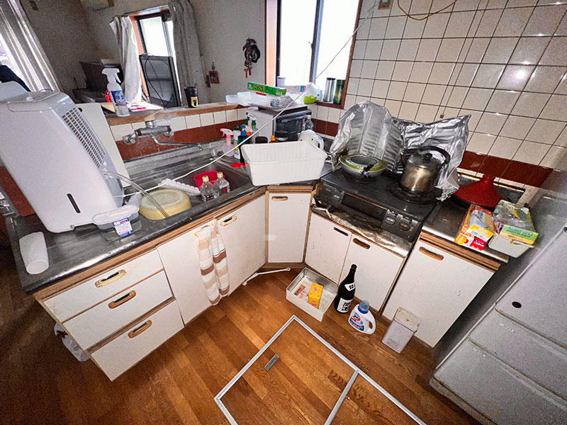 甲賀市 キッチンリフォーム 施工前|滋賀でリフォームするなら匠工房