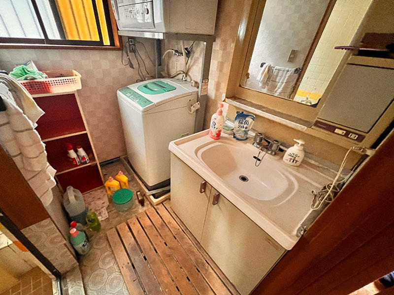 甲賀市 洗面リフォーム 施工前|滋賀でリフォームするなら匠工房