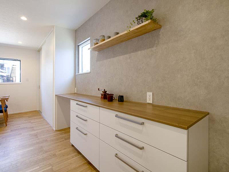 甲賀市注文住宅の新築施工事例 カップボード｜滋賀で新築なら匠工房へ