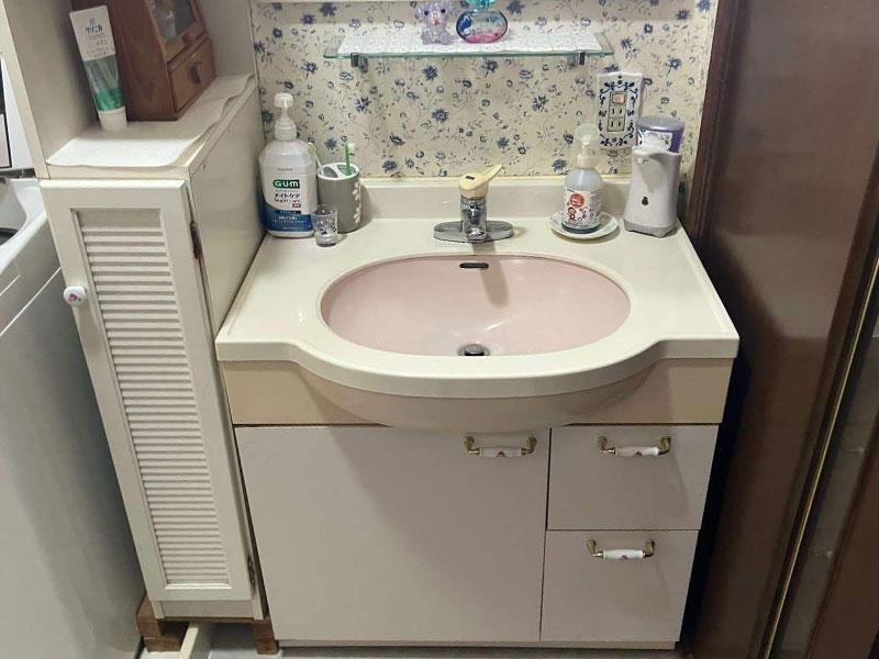 長浜市 洗面リフォーム 施工前|滋賀でリフォームするなら匠工房