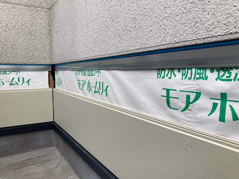 湖南市 ベランダリフォーム 施工中｜滋賀でリフォームするなら匠工房