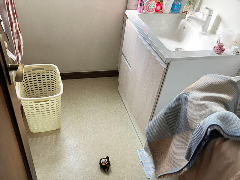 大津市 洗面リフォーム 施工前|滋賀でリフォームするなら匠工房