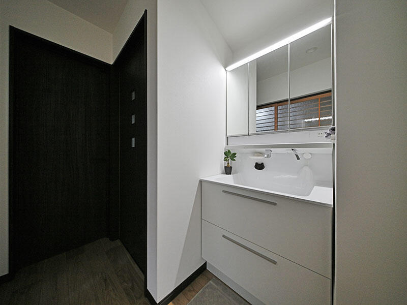 近江八幡市 洗面リフォーム 施工後｜滋賀でリフォームするなら匠工房