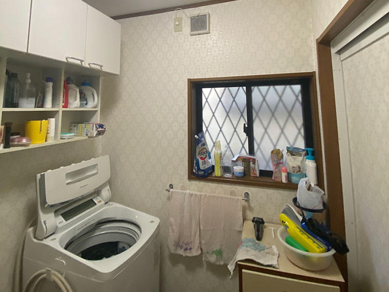 大津市 洗面リフォーム 施工前｜滋賀でリフォームするなら匠工房