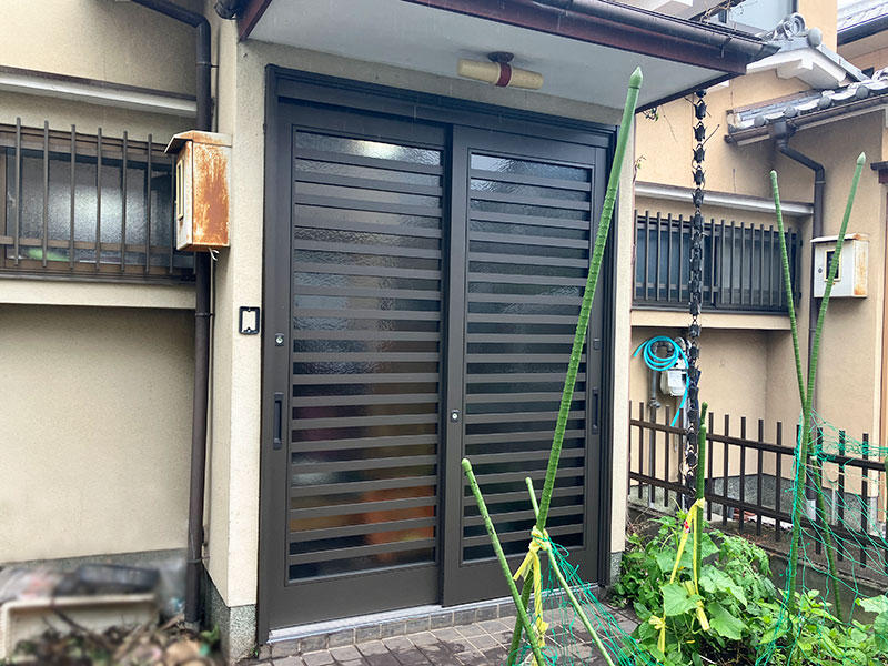 大津市 玄関リフォーム 施工後｜滋賀でリフォームするなら匠工房