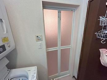 浴室ドアを綺麗に!