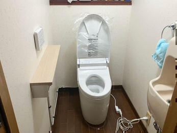 タンクレストイレで掃除もラクラク！